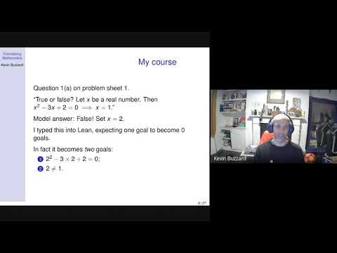 How do you convince mathematicians a theory prover is worth their time? with Kevin Buzzard