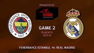 EuroLeague Playoffs - Fenerbahce Istanbul - Real Madrid
