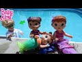 BABY ALIVE Mermaids Go Swimming In The Pool