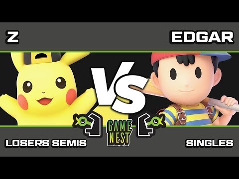 Game Nest Smash It Up: Z (Pikachu) vs Edgar (Ness) - Losers Semis
