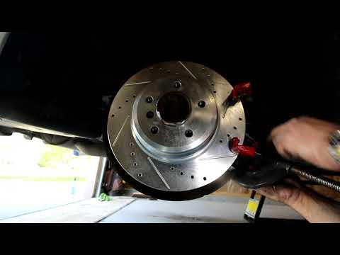 BMW F30 Rear brake rotor and pad replacement