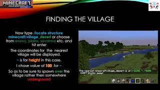 Minecraft 1.19 Java (PC) How to teleport to the nearest village?