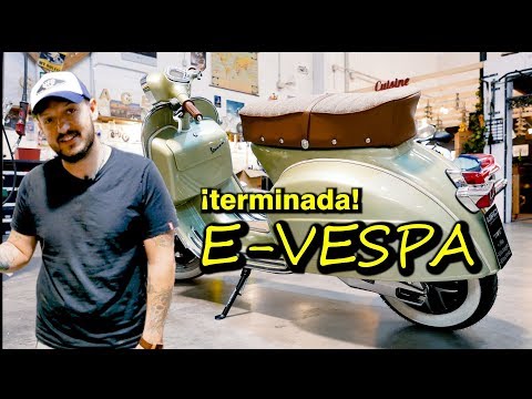 Esta VESPA ELÉCTRICA es la RESTAURACIÓN más BESTIA de una VESPA CLÁSICA (compruébalo tú mismo)
