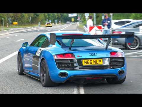 Cars Leaving Nürburgring Tankstelle! BMW M, Challenge Stradale, Ford GT, Aventador S, R8 GT, Viper