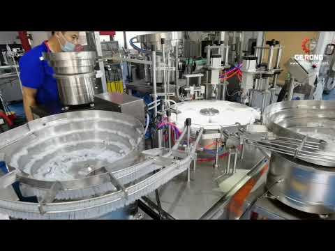 Automatic testing tube covid virus testing reagent tube filling capping machine