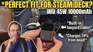 This TINY Power Bank Fits in the Steam Deck Case! (INIU 45W)
