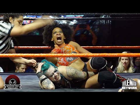 La Rosa Negra vs Heidi Howitzer (Women's Wrestling) Mission Pro - Title Match Network