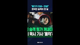 애기가 있네~ 한국인 승객이 한 일 #shorts