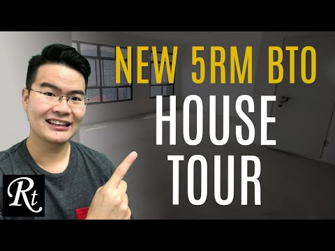 My NEW 5rm Empty House Tour FINALLY! - HDB BTO Renovation Series