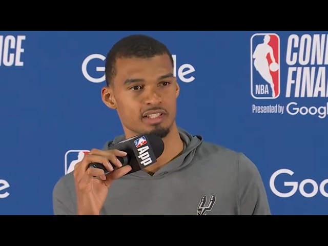 Wemby speaks on Game 3 loss vs OKC & struggling to be team player - Postgame interview SDDEFAULT Thumbnail