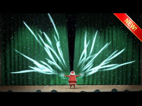 Animated Christmas Card Template - Santa's Opening Night