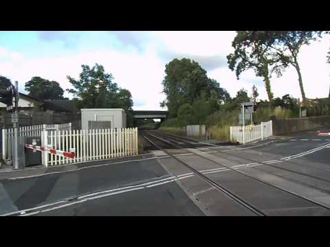 Northern Rail Sprinter DMU Houghton Level Crossing 2015