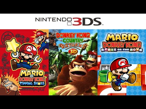 All Donkey Kong Games on Nintendo 3DS