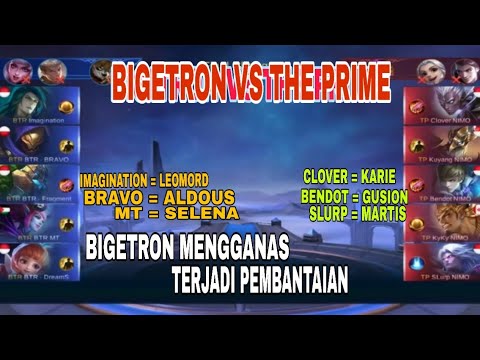 BIGETRON VS THE PRIME IESPL MOBILE LEGEND MATCH 1