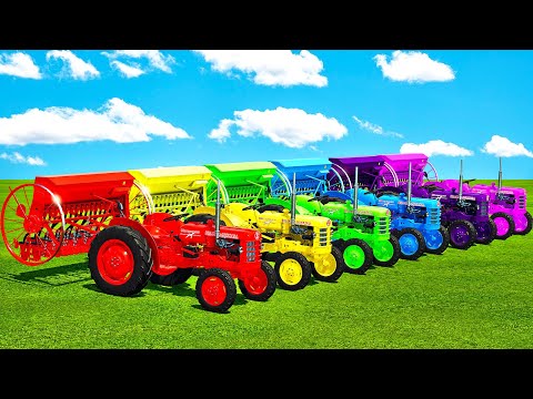 PLANTING SORGHUM & TRANSPORT WITH KRAMER MINI TRACTORS! Farming Simulator 22