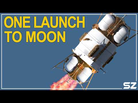 ¡Blue Origin tiene soluciones brillantes para volver a la Luna antes que China sin repostar!