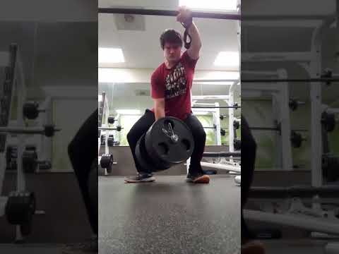 285 Lb Dumbbell Cheat Curl
