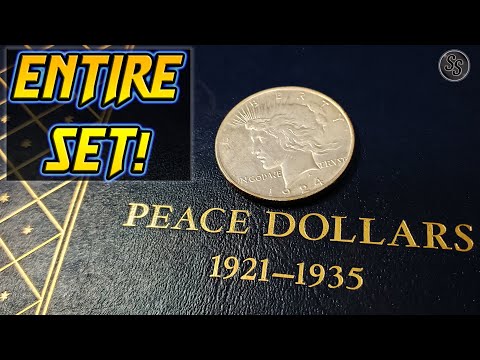 COMPLETE Peace Dollar Set Overview and History!