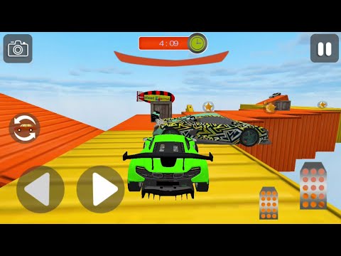 Mega Stunt Racing Cars Extreme GT 2019 -  Impossible Car Stunts 3D - Android Gameplay #2