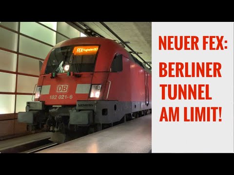 Zug um Zug am Bahnhof Berlin Potsdamer Platz mit neuem FEX, CD Comfortjet und ICE
