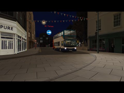 OMSI 2 Stagecoach ALX400 Volvo B7TL Deadrun to Paignton Depot with kickdown