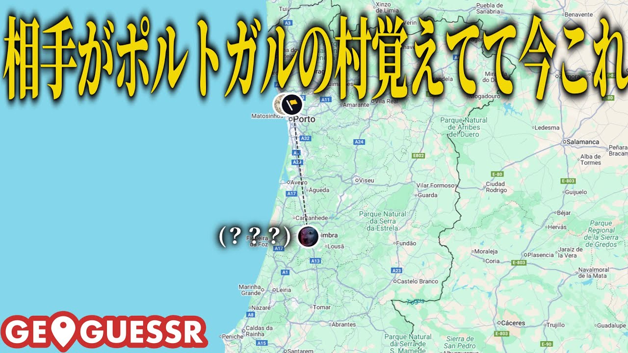 【GeoGuessr】元世界一位とマッチして今これ