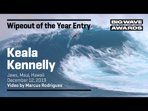 Keala Kennelly at Jaws - 2020 Wipeout of the Year Entry  - WSL Big Wave Awards