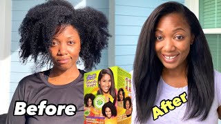 Chile…I tried a temporary Straightener on my Natural Hair 🥴