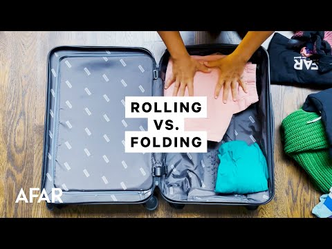 Does Rolling vs. Folding Clothes Actually Save You Space in Your Suitcase?