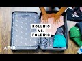 Does Rolling Vs Folding Clothes Actually Save You Space In Your Suitcase