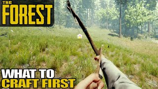 Most Important Early Game Craftables | The Forest Gameplay | E02