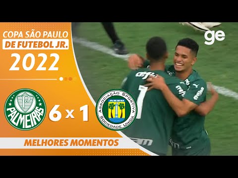 PALMEIRAS 6 X 1 ASSU-RN | MELHORES MOMENTOS | COPA SÃO PAULO DE FUTEBOL JR | ge.globo