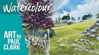 How to Paint a Dartmoor Landscape in Watercolour by Paul Clark