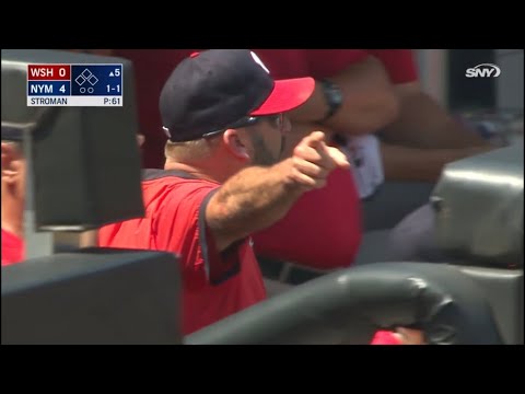 Kevin Long Gets Ejected After Border Line Strike Call Vs Mets