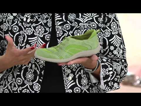 Earth Origins Nubuck & Mesh Slip-On Sneakers - Carly on QVC