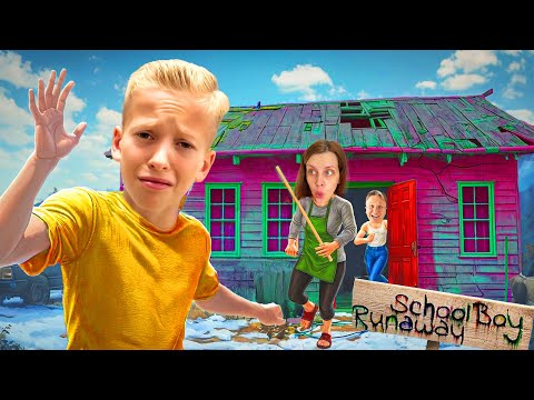 😱 Fugim de PĂRINȚII SEVERI 🤯 Schoolboy Runaway în VIAȚA REALĂ 🤫 FILMUL