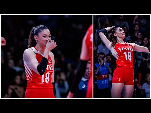 Zehra Gunes Dominated the First Match in the Volleyball Nations League 2022 !!!