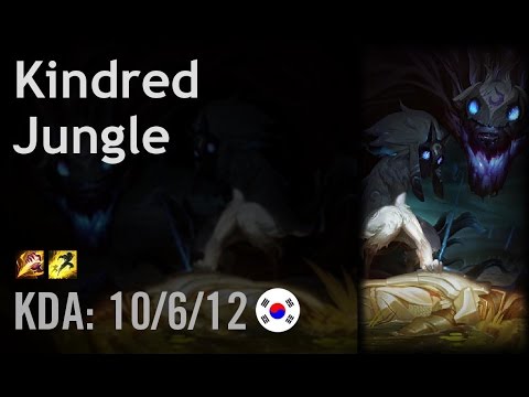 Kindred Jungle vs Elise - Beast - KR Challenger Path 6.2