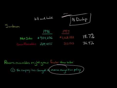 Why Receivables might grow faster than Sales