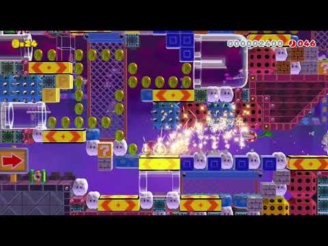 伝説の3D全自動マリオFully automatic Mario by Tester945 🍄 Super Mario Maker 2 ✹Switch✹ #apo