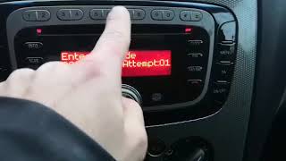 Unlock Radio Ford Sony MP3