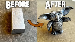 I Made GIZMO From A Block Of Aluminum! Metal Casting Gremlins