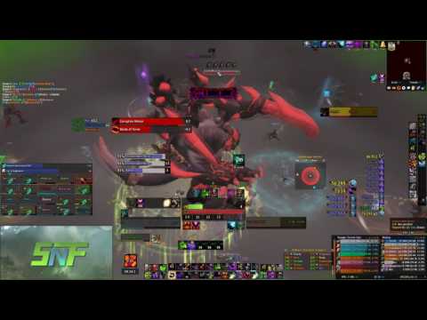 SNF vs Mythic Xavius - US 9th (Warlock/Shaman/Resto&Guardian Druid/Monk PoV)