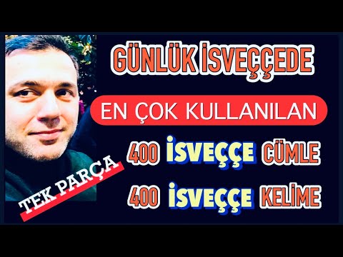 İSVEÇÇEDE EN ÇOK KULLANILAN CÜMLELER VE KELİMELER (TEK PARÇA)