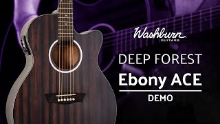 Video thumbnail for Washburn Deep Forest Ebony ACE Demo by washburntv