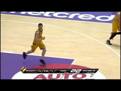 MATCH HIGHLIGHTS Hapoel Holon B C  VS KK Kumanovo 2009