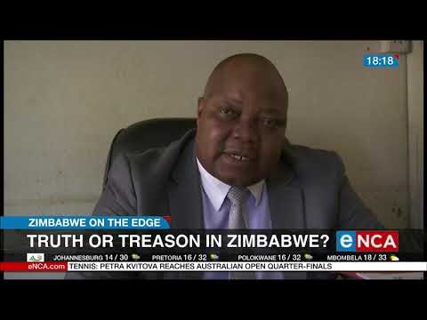 Zim opposition party MP faces charges of treason