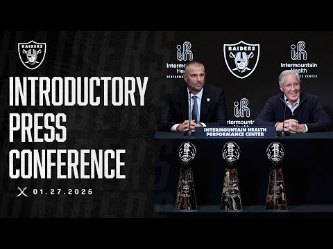 Pete Carroll and John Spytek Introductory Press Conference | Las Vegas Raiders | NFL