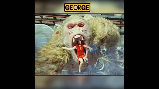 👑 king  Kong eat women #george #kingkong  # rampage #shortvideo 😱