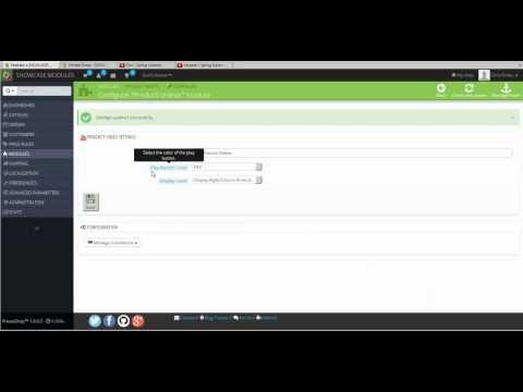 YouTube Product Videos Module for PrestaShop 1.6